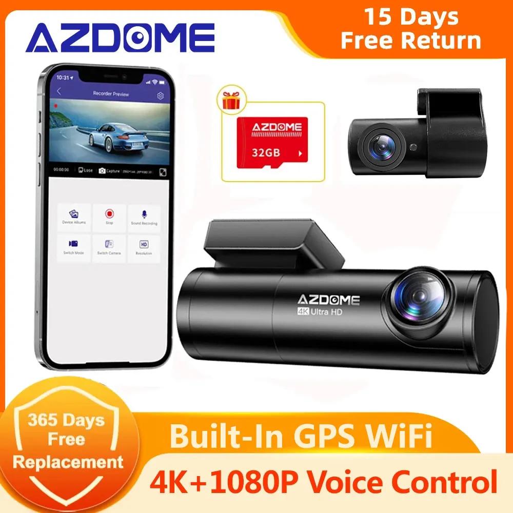 AZDOME M300S 4K  ķ  ķ,   ĸ  GPS, WiFi  , ߰ ð G-, 24 ð  